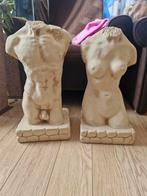 Torso Beelden Man & Vrouw - Nieuwstaat, Ophalen of Verzenden