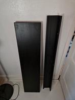 Zwarte IKEA planken - LACK en MOSSLANDA, Huis en Inrichting, Ophalen, Gebruikt
