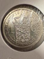 Topkwaliteit 1 gulden 1917 Wilhelmina unc, Ophalen of Verzenden, Koningin Wilhelmina, 1 gulden