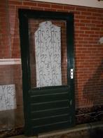 Deur met dubbelglas, Doe-het-zelf en Verbouw, Deuren en Horren, Ophalen of Verzenden, Buitendeur, 200 tot 215 cm