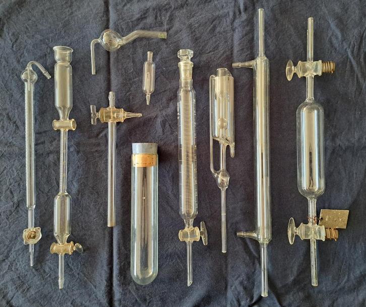 Oud Laboratorium Glaswerk, Hobby en Vrije tijd, Overige Hobby en Vrije tijd, Gebruikt, Ophalen of Verzenden