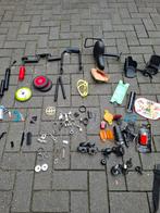 Fietsonderdelen (zie foto) van zadel tot verlichting, Ophalen, Gebruikt