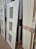 83x201,5cm binnendeur opdek links ral9010 incl mat glas XB12, Ophalen, 80 tot 100 cm, ., Binnendeur