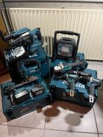 Makita 18v set 5 machines, stofafzuiger & lamp in systainers, Doe-het-zelf en Verbouw, Gereedschap | Handgereedschap, Ophalen of Verzenden