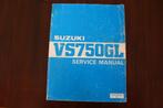 SUZUKI VS750 GL 1985 service manual VS 750 GL, Motoren, Handleidingen en Instructieboekjes, Suzuki