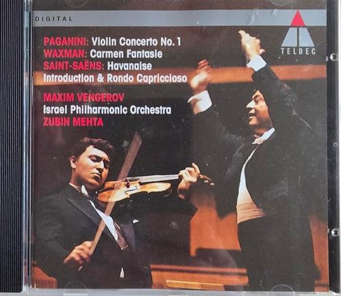 Vengerov - Paganini, Waxman, Saint-Saëns - Vioolconcerten, Cd's en Dvd's, Cd's | Klassiek, Zo goed als nieuw, Orkest of Ballet