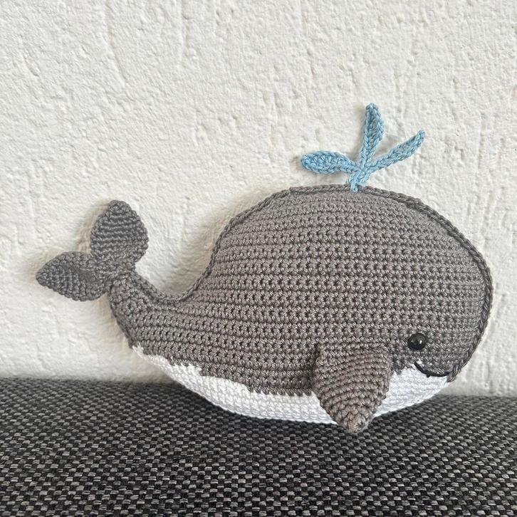 Rammelaar walvis, Kinderen en Baby's, Speelgoed | Knuffels en Pluche, Nieuw, Overige typen, Ophalen of Verzenden