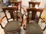 4 Eetkamerstoelen, Ophalen, Hout, Gebruikt, Overige kleuren