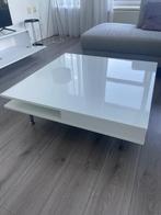 Witte salontafel, Ophalen, Gebruikt, 100 tot 150 cm, 50 tot 100 cm