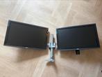2 AOC monitors incl. bureausteun, Ophalen of Verzenden, Zo goed als nieuw