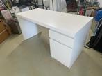 White Study Desk – Simple, Modern & Functional, Huis en Inrichting, Ophalen of Verzenden, Gebruikt, Bureau