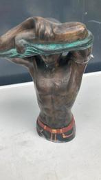 Brons torso 23 cm hoog, Antiek en Kunst, Kunst | Beelden en Houtsnijwerken, Verzenden