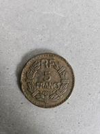 Franse 5 Francs Munt 1946, Ophalen of Verzenden, Vóór koninkrijk, Overige waardes, Losse munt