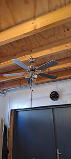 RVS geborstelde plafond ventilator, Ophalen, Zo goed als nieuw