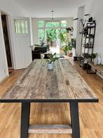 Robuuste tafel te koop, Zo goed als nieuw, Vijf personen of meer, Metaal, 150 tot 200 cm