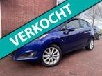 Ford Fiesta 1.0 EcoBoost Titanium, Auto's, Ford, Voorwielaandrijving, Gebruikt, Zwart, Blauw