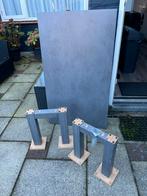 Salontafel - Tafelblad en poten, Ophalen, Gebruikt, 100 tot 150 cm, 50 tot 100 cm