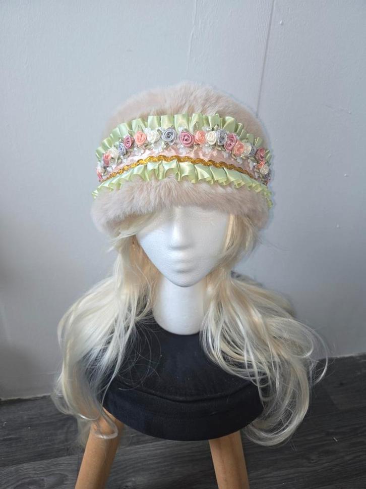 Opgemaakte bont hoofdband carnaval, Kleding | Dames, Carnavalskleding en Feestkleding, Nieuw, Carnaval, Ophalen of Verzenden