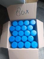 80 blauwe plastic potjes, hoog ca. 7 cm, doorsnede ca 5,5 cm, Ophalen of Verzenden, Nieuw