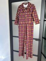 King Louie maat 44 geruite jumpsuit pak 2385, Bruin, Maat 42/44 (L), Ophalen of Verzenden, Zo goed als nieuw