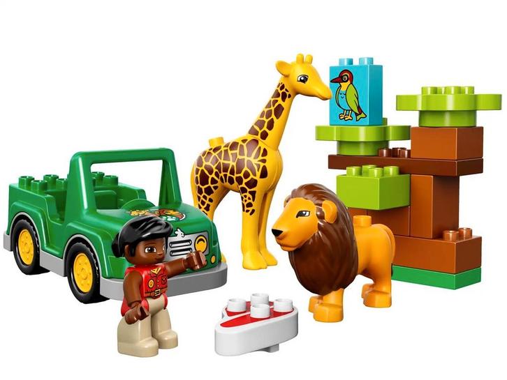 Lego Duplo set 10802 savanne, Kinderen en Baby's, Speelgoed | Duplo en Lego, Zo goed als nieuw, Duplo, Complete set, Ophalen of Verzenden