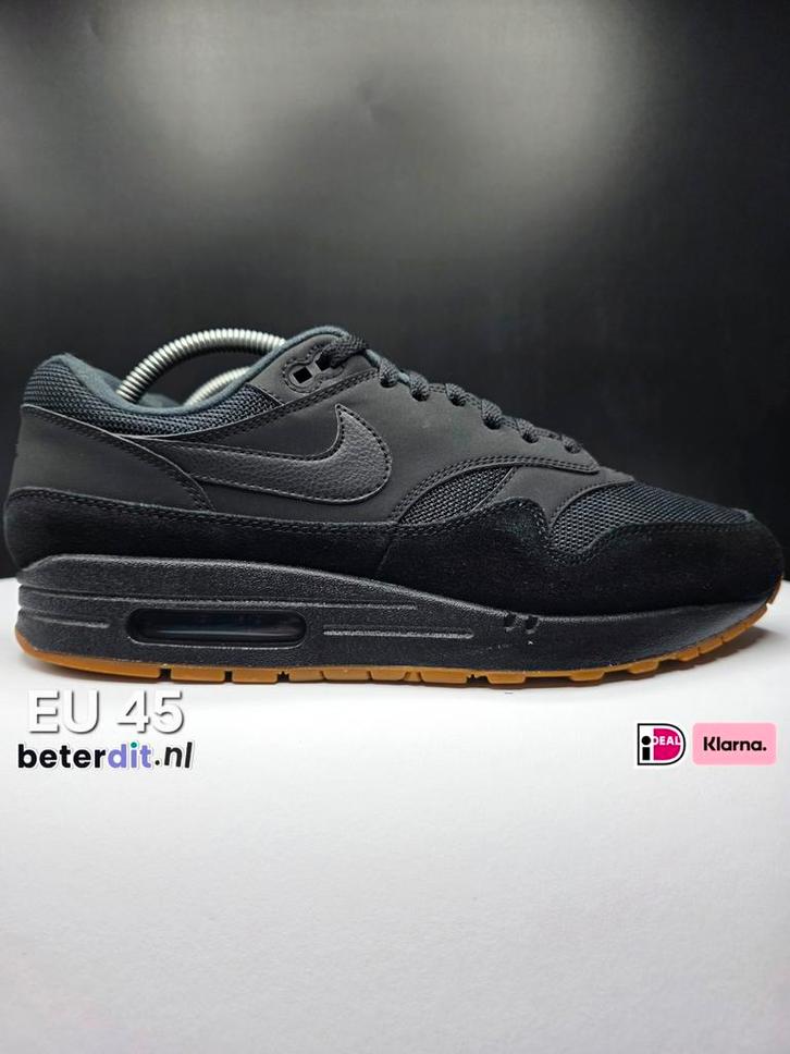 Nike Air Max 1 'Black Gum'
Maat: 45, Kleding | Heren, Schoenen, Zo goed als nieuw, Sneakers of Gympen, Zwart, Ophalen of Verzenden