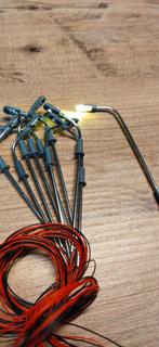 Lantaarnpalen | N spoor | 8cm | 10stk, Hobby en Vrije tijd, Modeltreinen | N-Spoor, Overige merken, Gelijkstroom, Overige typen