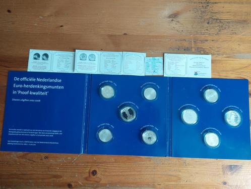 officiele proof set 5 en 10 euro zilver incl certificaten, Postzegels en Munten, Munten | Nederland, Setje, Euro's, Koningin Beatrix