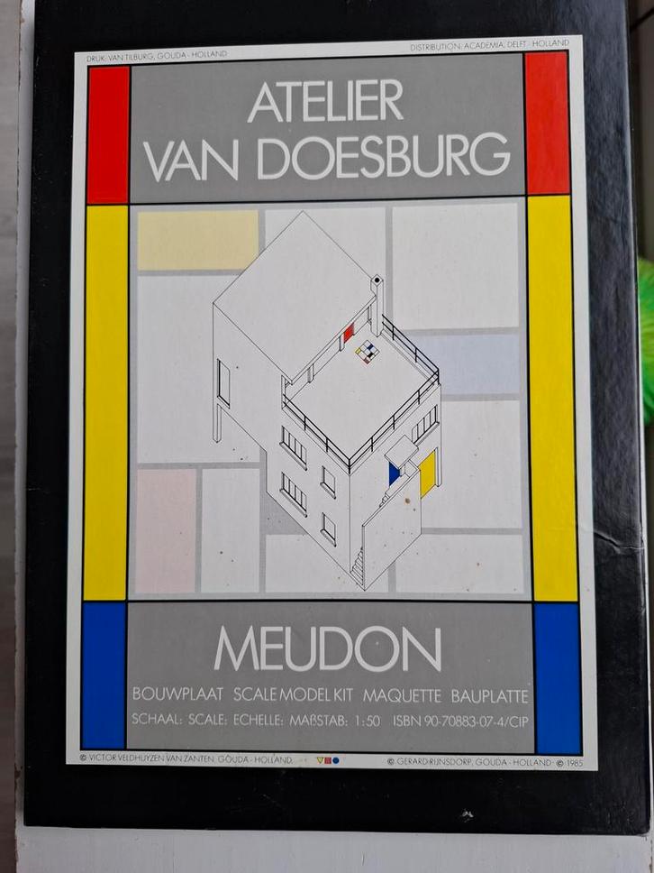 Atelier van Doesburg Meudon Bouwplaat 1:50, Antiek en Kunst, Antiek | Overige Antiek, Ophalen of Verzenden