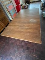 Houten eettafel, Huis en Inrichting, Tafels | Eettafels, Ophalen, Gebruikt, 50 tot 100 cm, Vijf personen of meer