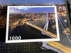 Puzzel 1000 stukjes Rotterdam Erasmusbrug Compleet, Hobby en Vrije tijd, Denksport en Puzzels, Ophalen of Verzenden, 500 t/m 1500 stukjes