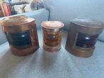 Vintage Scheepslantaarns - Set van 3, Antiek en Kunst, Antiek | Koper en Brons, Ophalen, Koper