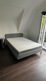 IKEA bed, matras en matras topper, Huis en Inrichting, Slaapkamer | Matrassen en Bedbodems, 160 cm, Eenpersoons, Ophalen, Bedbodem