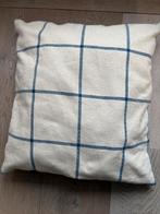 Blauw wit kussen Hema, Ophalen of Verzenden, Gebruikt, Blauw, Vierkant