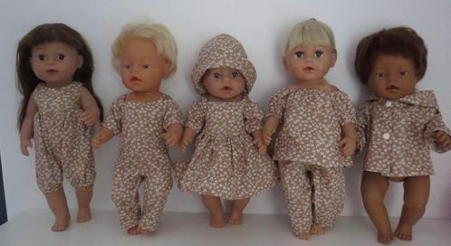 poppenkleertjes babypop born 43cm (gift set 7-delig ), Kinderen en Baby's, Speelgoed | Poppen, Nieuw, Babypop, Verzenden
