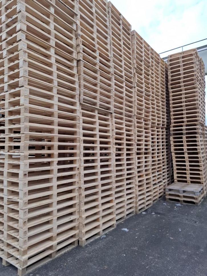 Gebruikte Pallets 96x114 HT - perfecte staat!, Zakelijke goederen, Partijgoederen en Retail | Verpakking en Verzending, Ophalen