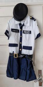 Politie jurk met riem en pet maat 44 (44-46), Carnaval, Maat 42/44 (L), Ophalen of Verzenden, Zo goed als nieuw