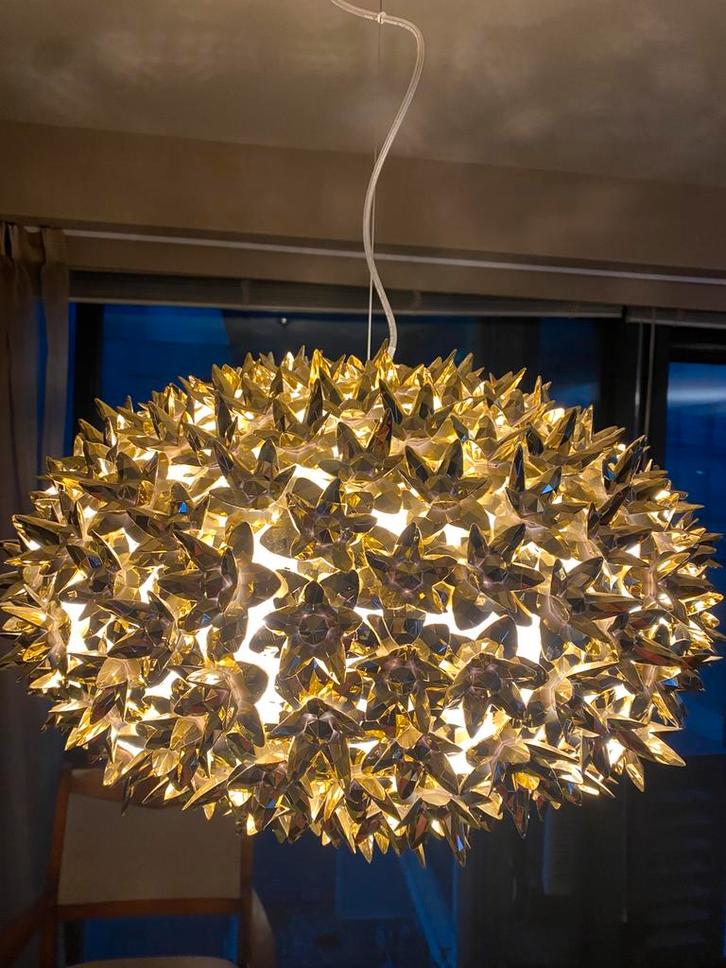 Prachtige design hanglamp “Bloom”, Huis en Inrichting, Lampen | Hanglampen, Zo goed als nieuw, Minder dan 50 cm, Metaal, Ophalen