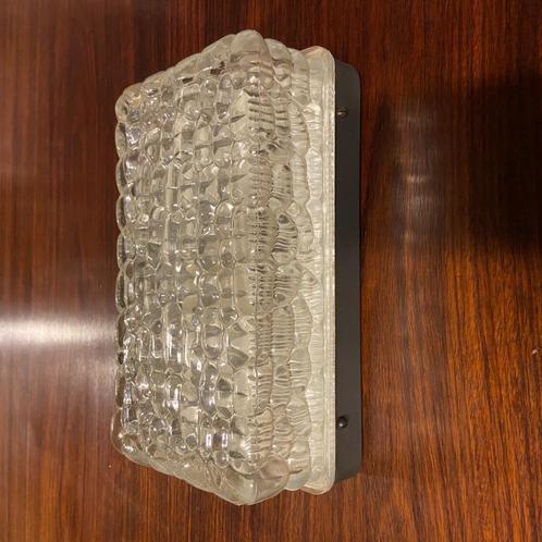 OPRUIMING Jaren 50 60 vintage wandlamp plafondlamp RZB, Huis en Inrichting, Lampen | Wandlampen, Gebruikt, Glas, Metaal, Overige materialen