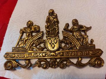 Set Zaanse klok plaquette – Nu elck syn sin beschikbaar voor biedingen