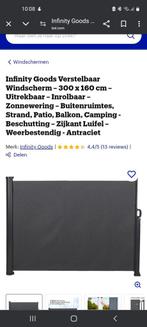 Nieuw scherm, Tuin en Terras, Ophalen, Overige materialen, Zo goed als nieuw, 200 cm of meer