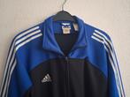 Adidas Trainingsjack Blauw/Zwart Maat M, Ophalen of Verzenden, Zo goed als nieuw, Adidas, Maat 48/50 (M)