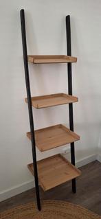 Wandrek hout. Zwart/naturel., Huis en Inrichting, Woonaccessoires | Wandplanken en Boekenplanken, Ophalen, Zo goed als nieuw
