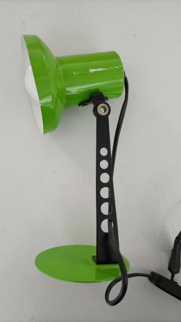 vintage groen metalen tafellampje bureaulamp retro jaren 70 beschikbaar voor biedingen