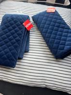 Nieuw met kaartje d blauwe fluwelen kussenhoezen, Ophalen of Verzenden, Nieuw, Blauw, Vierkant