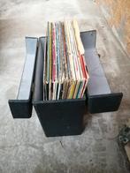 Platenkoffer vintage 34,5x14,5x34,5 cm hoog, Cd's en Dvd's, Vinyl | Overige Vinyl, Overige formaten, Gebruikt, Ophalen of Verzenden