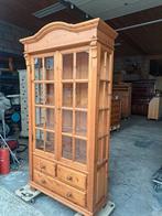 Grenen ladekast vitrine kast, RoDeKo Volendam, Gebruikt, 100 tot 150 cm, 200 cm of meer