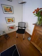 Okamura opklapbare stoel op wielen, Ophalen of Verzenden, Zo goed als nieuw, Zwart