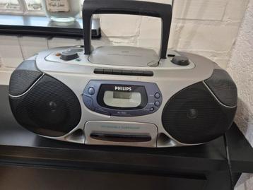 Philips AZ1202 Radio-CD-Cassettespeler beschikbaar voor biedingen