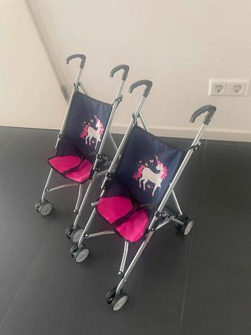 Speelgoed 2 kinderwagens - Eenhoorn beschikbaar voor biedingen